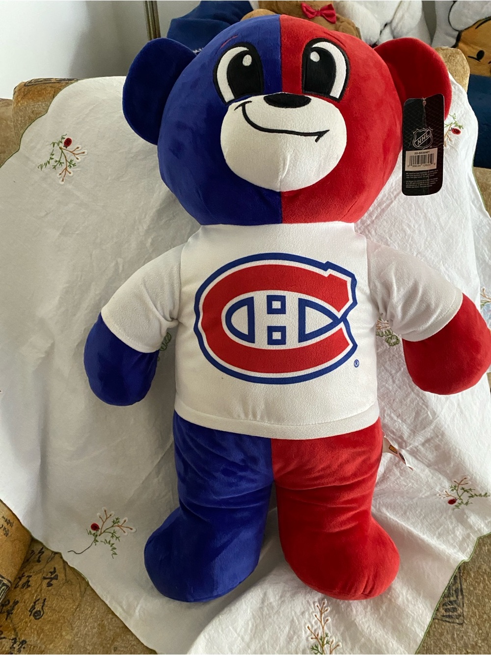 NHL Two-Tone Red and Blue Montreal Canadiens Plush Bear